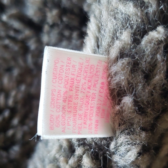 Victoria's Secret PINK Faux Fur Lined Zip Up Hoodie - Picture 9 of 12